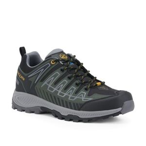 Férfi alacsony túracipő TREZETA Thunder Wp, Dark green Yellow kép