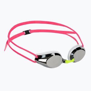 Gyerek úszószemüveg arena Tracks JR Mirror silver/white/fuchsia (Tracks JR Mirror 1E560/18) kép