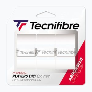 Tenisz grip Tecnifibre Players Dry 3 db white (Players Dry 52ATPPLDRY) kép