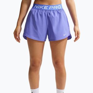 Női edzés rövidnadrág Nike Pro Dri-Fit Mid-Rise Brief-Lined 3" sapphire/white (Pro Dri-Fit Mid-Rise Brief-Lined 3" IQ0784) kép