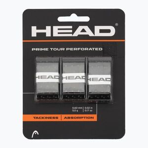 Teniszütő markolatborítások HEAD Prime Tour Perforated 3 pcs. black (Prime Tour Perforated 285345) kép
