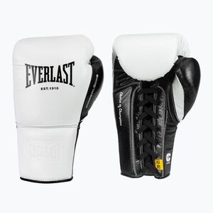 Boxkesztyű Everlast Powerlock Pro OG Laced white/black (Powerlock Pro OG Laced EV4000LAC-WHT/BLK) kép