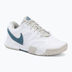 Férfi teniszcipő Nike Court Lite 4 White/Light Bone/New Slate/Smokey Blue (Court Lite 4 Clay FN0530-100) kép
