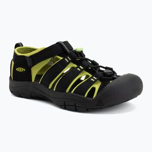 Gyerek szandálok KEEN Newport H2 black/lime green (Newport H2 1009965) kép