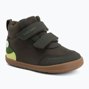 Gyerek barefoot cipők Viking Alv Barefoot Mid 2V Waterproof pine (Alv Barefoot Mid 2V Waterproof 3-56290-92) kép