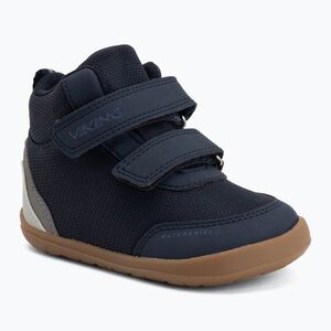 Gyerek barefoot cipők Viking Alv Barefoot Mid 2V Waterproof navy (Alv Barefoot Mid 2V Waterproof 3-56290-5) kép