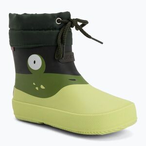Gyerek gumicsizma Viking Alv Barefoot Paw Print light green/green (Alv Barefoot Paw Print 1-60220-8504) kép