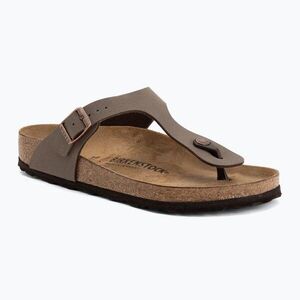 Flip-flopok BIRKENSTOCK Gizeh Birkibuc mocca (Gizeh Birkibuc Regular 43751) kép