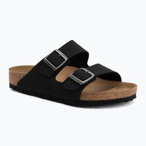 Papucsok BIRKENSTOCK Arizona Vegan Birkibuc black (Arizona Vegan Birkibuc Regular 1019115) kép