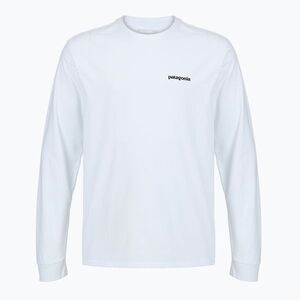 Férfi hosszú ujjú póló Patagonia P-6 Logo Responsibili fiber white (P-6 Logo Responsibili 38518) kép