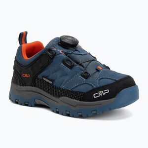 Gyermek túracipők CMP Kiruna Low FitGo Waterproof bluestone/arancio (Kiruna Low FitGo Waterproof 3Q56764/09NS) kép