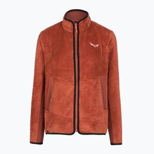 Női túra pulóver Salewa Puez Warm Full Zip etruscan red (Puez Warm Full Zip 00-0000029431) kép
