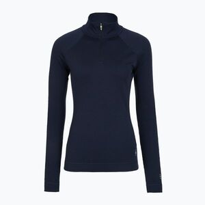 Női Termoaktiv pulóver Smartwool Classic Thermal Merino Base Layer 1/4 Zip Boxed deep navy (Classic Thermal Merino Base Layer 1/4 Zip Boxed SW0028290921) kép