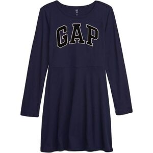 GAP V-FRCH LOGO Lány ruha, sötétkék, méret kép