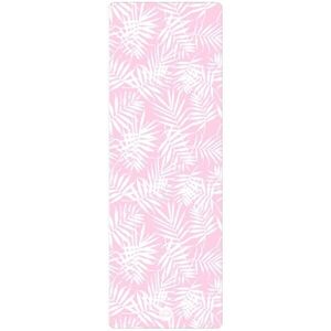 YOGGYS TRAVEL YOGA MAT 1 MM PINK TROPICAL Utazó jógamatrac, rózsaszín, méret kép