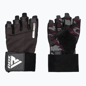 Edzőkesztyű RDX T2 Half pink (T2 Half WGA-T2HP) kép
