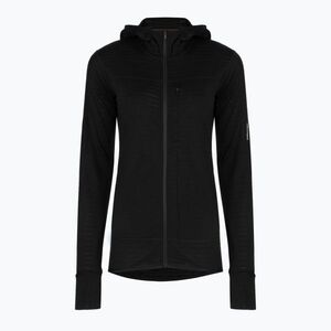 Női túra pulóver Icebreaker Merino 300 Realfleece Descender Zip Hoodie black (Merino 300 Realfleece Descender Zip Hoodie IB0A57QM0011) kép