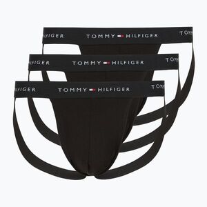 Férfi boxeralsó Tommy Hilfiger Cotton Jockst 3 pack black/black/black (Cotton Jockst UM0UM038720XK) kép