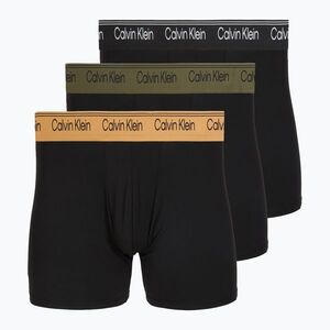 Férfi boxer nadrág Calvin Klein LV00NB4410 Brief black w/bronze flash wb/black/oliv (Brief LV00NB4410HUE) kép