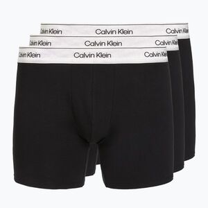 Férfi boxer nadrág Calvin Klein LV00NB4731 Boxer Brief black w/ silver haze wbs (LV00NB4731 Boxer Brief LV00NB47314XB) kép