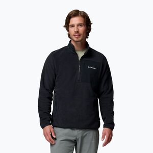Férfi polár pulóver Columbia Pacific Arch 200 1/2 Zip Fleece Black (Pacific Arch 200 1/2 Zip Fleece 2172993010) kép