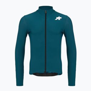 Férfi kerékpáros hosszú ujjú póló ASSOS Mille GT Spring Fall Jersey S11 deep petrol (Mille GT Spring Fall Jersey S11 11.24.451.2W) kép