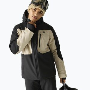 Férfi síkabát Dare2B Eagle IV Jacket black/white pepper (Eagle IV DMP629_ZHB) kép