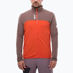 Férfi polár pulóver Millet Ubic Lightgrid pepper/paprika (Ubic Lightgrid MIV10448_N0045) kép