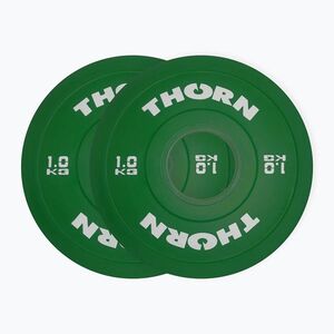 Súlyok THORN FIT Fractional 2 x 2 kg green/white (Fit Fractional 512576) kép