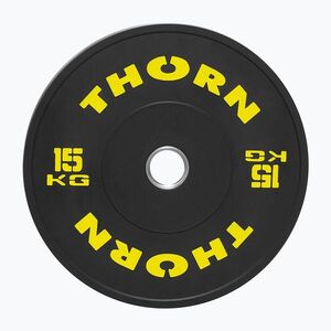 Súlyok THORN FIT Training Plate 15 kg black/yellow (Fit Training Plate 517489) kép