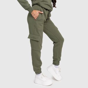 Női melegítőnadrág Iron Aesthetics Cargo, zöld kép