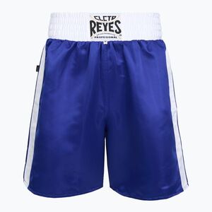 Férfi boxnadrág Cleto Reyes Satin Boxing blue/white (Satin Boxing CC532ZB) kép