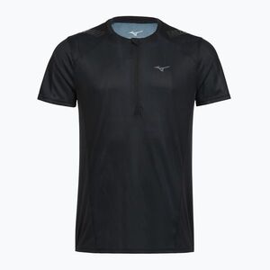 Férfi futópóló Mizuno Trail Graphic Tee black (Trail Graphic Tee J2GAD00909) kép