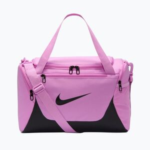 Edzőtáska Nike Brasilia Duffel Extra Small 24 l light magenta/black/black (Brasilia Duffel Extra Small IB4398-503) kép