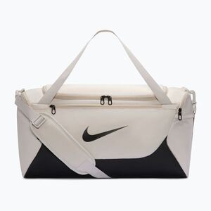 Edzőtáska Nike Brasilia Duffel Small 40 l light bone/black/black (Brasilia Duffel Small IB4394-072) kép