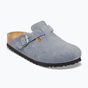 Papucsok BIRKENSTOCK Boston Suede Leather stone blue (Boston Suede Leather Narrow 1032727) kép