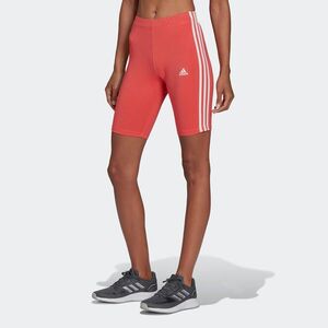 Adidas Női combnadrág fitnesz edzéshez, korallpiros kép