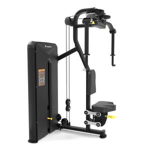 Mell- és háterősítő gép inSPORTline Velocer BRD80, terhelésszabályozás súlykockákkal, strapabíró acélváz, ergonomikus párnázás, csúszásgátló fogantyúk kép