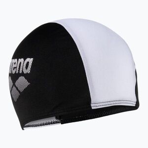 Gyermek úszósapka arena Polyester II fekete-fehér 002468/510 (Polyester II Jr 002468/510) kép
