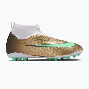 Gyermek focicipők Nike Jr. Mercurial Superfly 11 Academy "Kylian Mbappé" metallic gold/green glow (Mercurial Superfly 11 Academy "Kylian Mbappé" Jr AG IV5816-701) kép