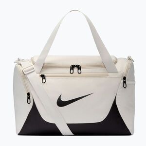Edzőtáska Nike Brasilia Duffel Extra Small 24 l light bone/black/black (Brasilia Duffel Extra Small IB4398-072) kép