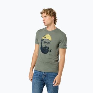 Férfi póló Super.Natural Sailor Tee eucalyptus/blueberry/aspen gold (Sailor Tee SNMP01120/95J) kép