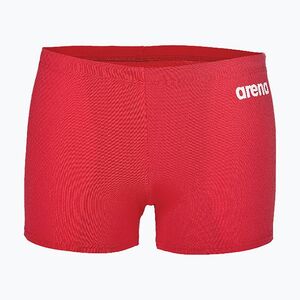 Férfi úszó boxer nadrág arena Team Swim Short Solid red/white (Team Swim Short Solid 004776/450) kép