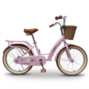 Pepita Lummy gyermek Kerékpár kosárral 20" - Rózsaszín kép