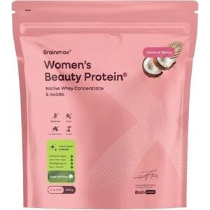BrainMax Women Beauty Protein nőknek kollagénnel, keratinnal és vitaminokkal, 1000 g, kókusz kép