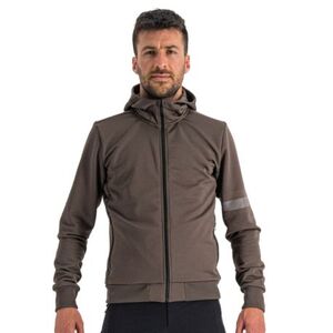 Férfi kerékpáros dzseki kapucnival SPORTFUL Giara hoodie, cacao kép