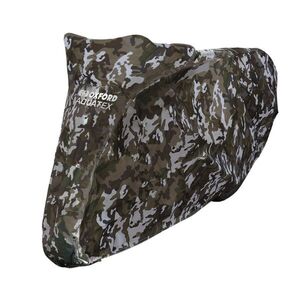 Motoros ponyva Oxford Aquatex Camo S álcázó, speciális felületkezelés, dupla varratok kép