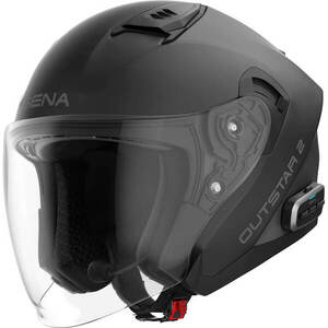 Motoros bukósisak headsettel SENA Outstar 2, Mesh Intercom 3.0, Wave Intercom, mikrométeres csat, második generációs HD hangszórók kép