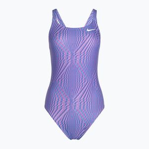 Nike Hydrastrong Multi Print Fastback női egyrészes fürdőruha lila NESSD011-660 (Hydrastrong Multi Print Fastback NESSD011) kép