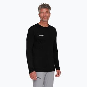 Férfi hosszú ujjú felső Mammut Tree Wool FL black 01690 (Tree Wool FL Longsleeve 1016-01690-0001-113) kép